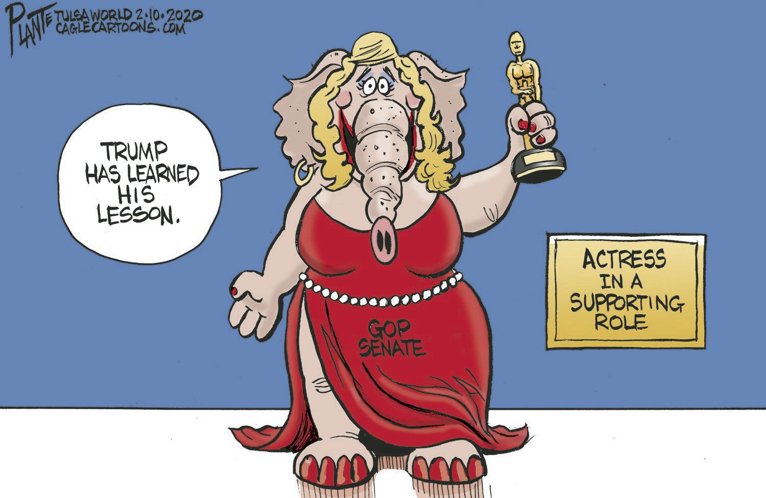 Bruce Plante Cartoon: Actress in a Supporting Role
